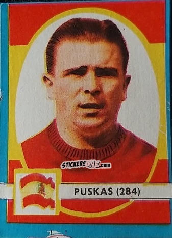 Sticker Ferenc Puskas - Campionato di Calcio 1961-1962
 n. 284 - Lampo