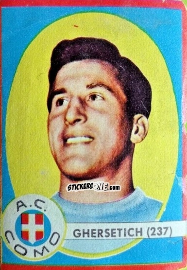 Sticker Ghersetich - Campionato di Calcio 1961-1962
 n. 237 - Lampo