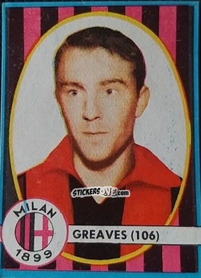 Cromo Greaves - Campionato di Calcio 1961-1962
 n. 106 - Lampo