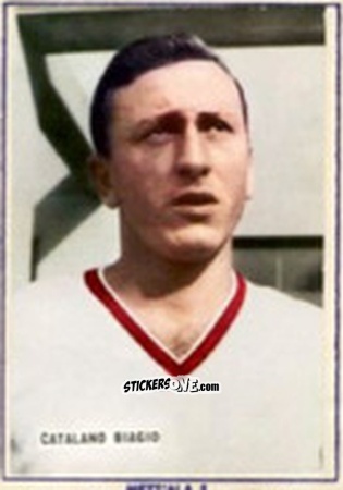 Figurina Biagio Catalano - Fotocalcio 1963-1964
 n. 20 - EDIZIONE FILATELICHE
