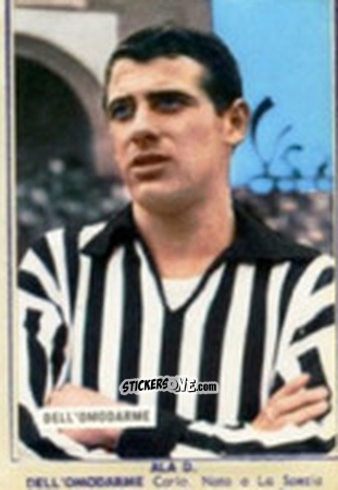 Sticker Carlo Dell'Omodarme - Fotocalcio 1963-1964
 n. 96 - EDIZIONE FILATELICHE
