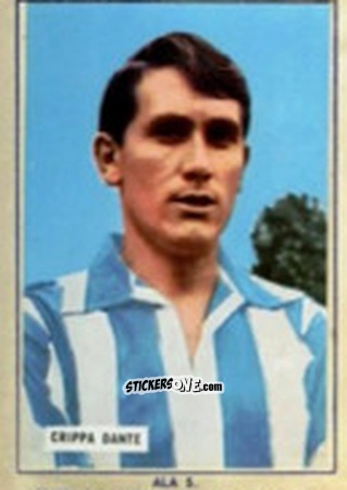 Cromo Dante Crippa - Fotocalcio 1963-1964
 n. 190 - EDIZIONE FILATELICHE
