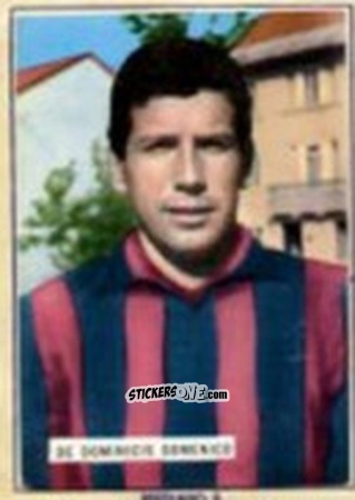Figurina Domenico De Dominicis - Fotocalcio 1963-1964
 n. 40 - EDIZIONE FILATELICHE
