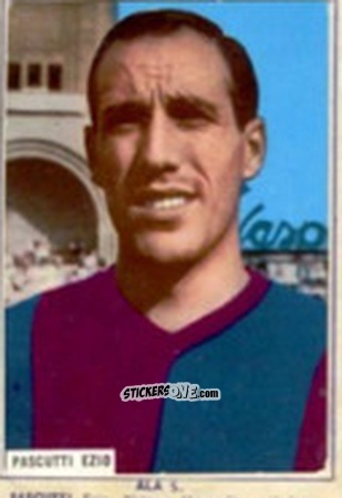 Figurina Ezio Pascutti - Fotocalcio 1963-1964
 n. 34 - EDIZIONE FILATELICHE
