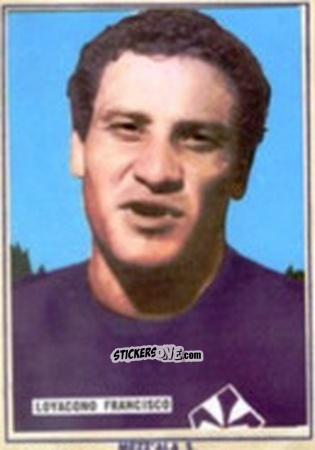 Sticker Francisco Lojacono - Fotocalcio 1963-1964
 n. 56 - EDIZIONE FILATELICHE
