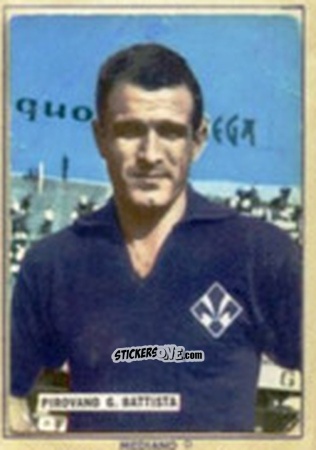 Sticker G. Battista Pirovano - Fotocalcio 1963-1964
 n. 54 - EDIZIONE FILATELICHE

