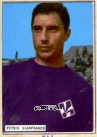 Sticker Gianfranco Petris - Fotocalcio 1963-1964
 n. 58 - EDIZIONE FILATELICHE
