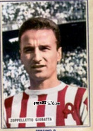 Sticker Giobatta Zoppelletto - Fotocalcio 1963-1964
 n. 207 - EDIZIONE FILATELICHE
