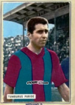 Figurina Paride Tumburus - Fotocalcio 1963-1964
 n. 30 - EDIZIONE FILATELICHE
