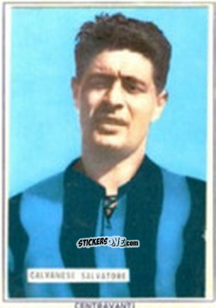 Sticker Salvatore Calvanese - Fotocalcio 1963-1964
 n. 11 - EDIZIONE FILATELICHE
