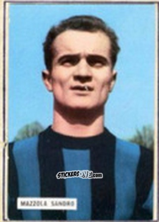 Cromo Sandro Mazzola - Fotocalcio 1963-1964
 n. 81 - EDIZIONE FILATELICHE
