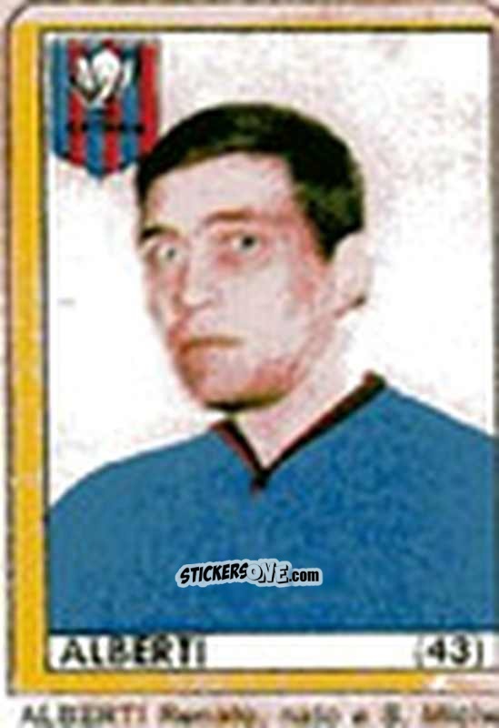 Cromo Alberti - Maghi del Gol Campionato di Calcio 1964-1965
 n. 43 - Baggioli