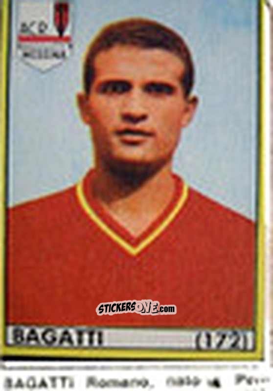 Figurina Bagatti - Maghi del Gol Campionato di Calcio 1964-1965
 n. 172 - Baggioli