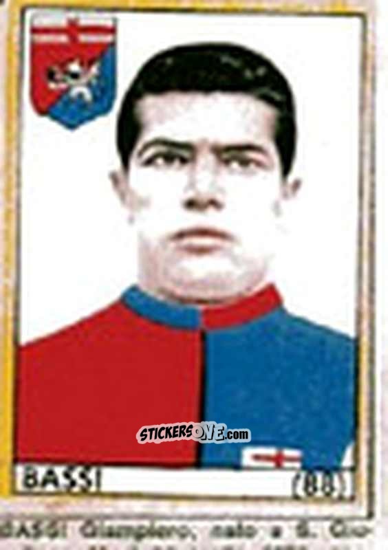 Figurina Bassi - Maghi del Gol Campionato di Calcio 1964-1965
 n. 88 - Baggioli