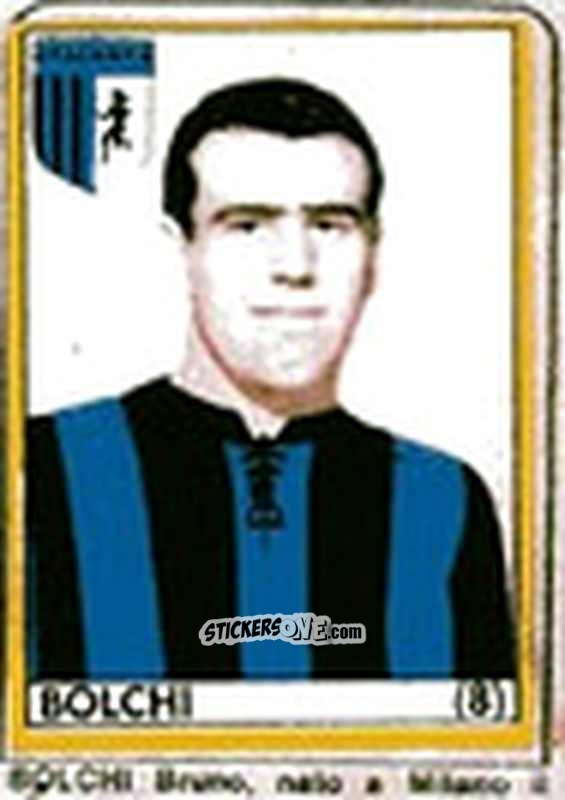 Figurina Bolchi - Maghi del Gol Campionato di Calcio 1964-1965
 n. 8 - Baggioli