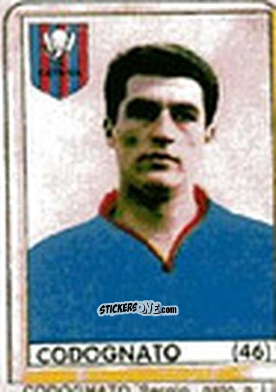 Cromo Codognato - Maghi del Gol Campionato di Calcio 1964-1965
 n. 46 - Baggioli