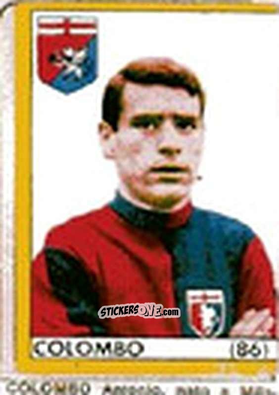 Figurina Colombo - Maghi del Gol Campionato di Calcio 1964-1965
 n. 86 - Baggioli