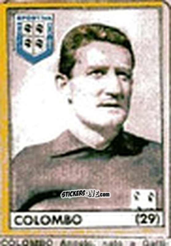 Figurina Colombo - Maghi del Gol Campionato di Calcio 1964-1965
 n. 29 - Baggioli