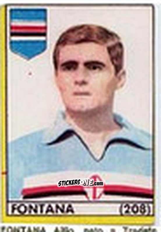 Figurina Fontana - Maghi del Gol Campionato di Calcio 1964-1965
 n. 208 - Baggioli