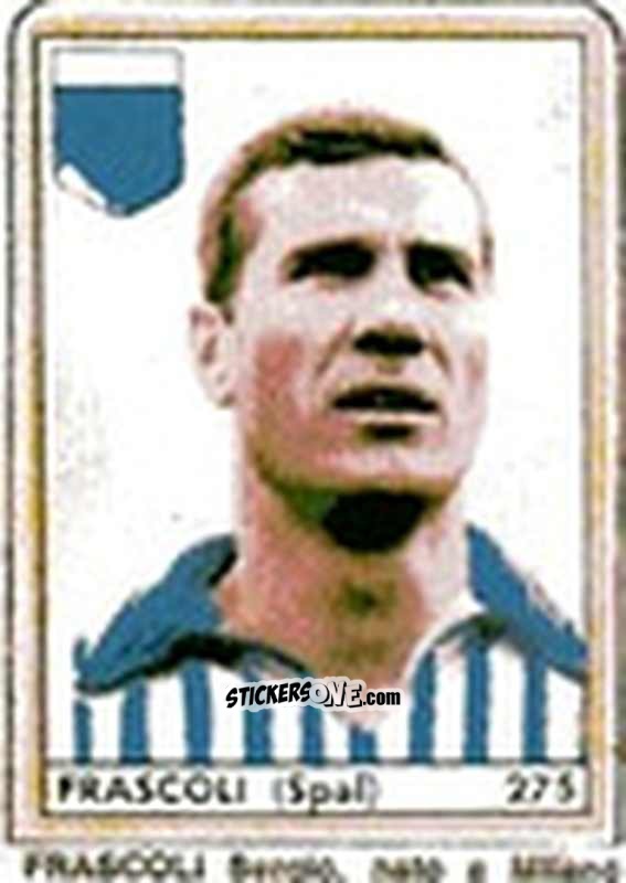 Figurina Frascoli - Maghi del Gol Campionato di Calcio 1964-1965
 n. 275 - Baggioli