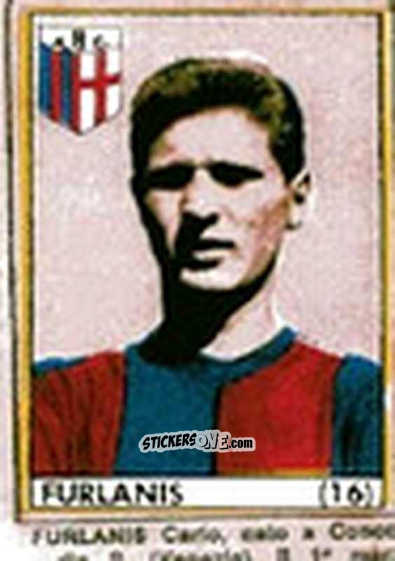 Sticker Furlanis - Maghi del Gol Campionato di Calcio 1964-1965
 n. 16 - Baggioli