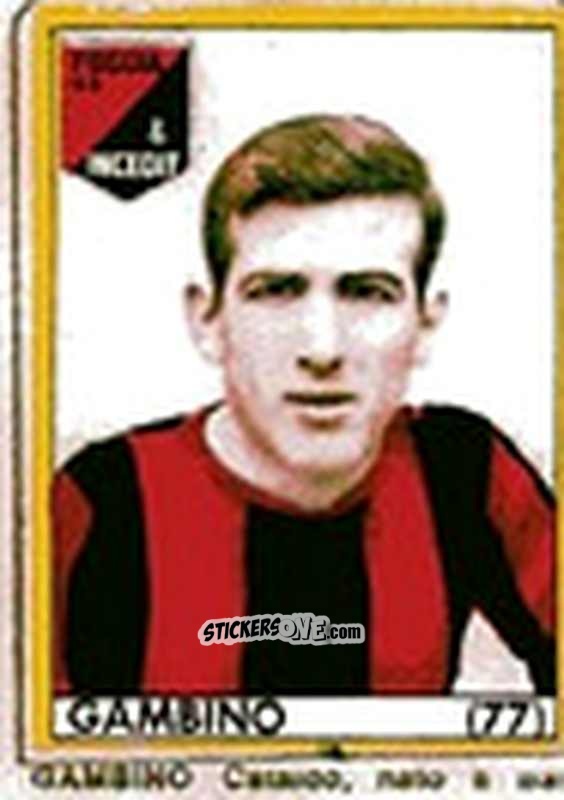 Figurina Gambino - Maghi del Gol Campionato di Calcio 1964-1965
 n. 77 - Baggioli