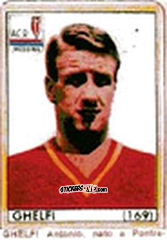 Sticker Ghelfi - Maghi del Gol Campionato di Calcio 1964-1965
 n. 169 - Baggioli