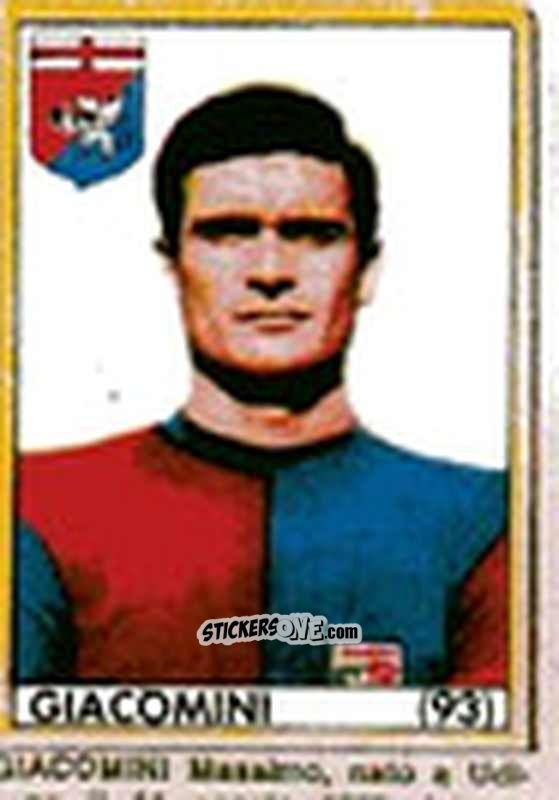 Figurina Giacomini - Maghi del Gol Campionato di Calcio 1964-1965
 n. 93 - Baggioli