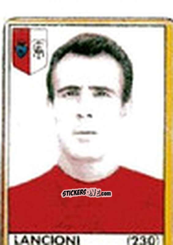 Figurina Lancioni - Maghi del Gol Campionato di Calcio 1964-1965
 n. 230 - Baggioli