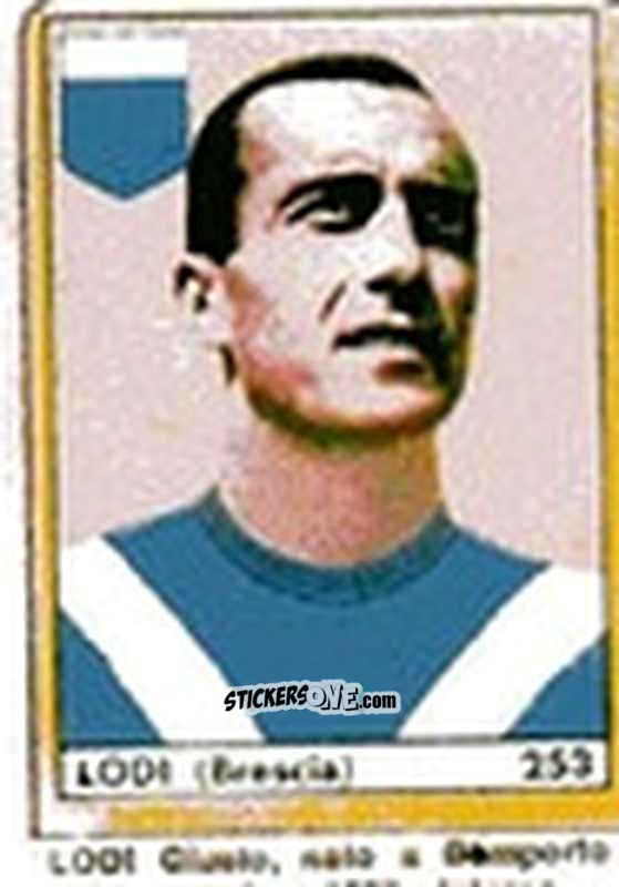 Figurina Lodi - Maghi del Gol Campionato di Calcio 1964-1965
 n. 253 - Baggioli