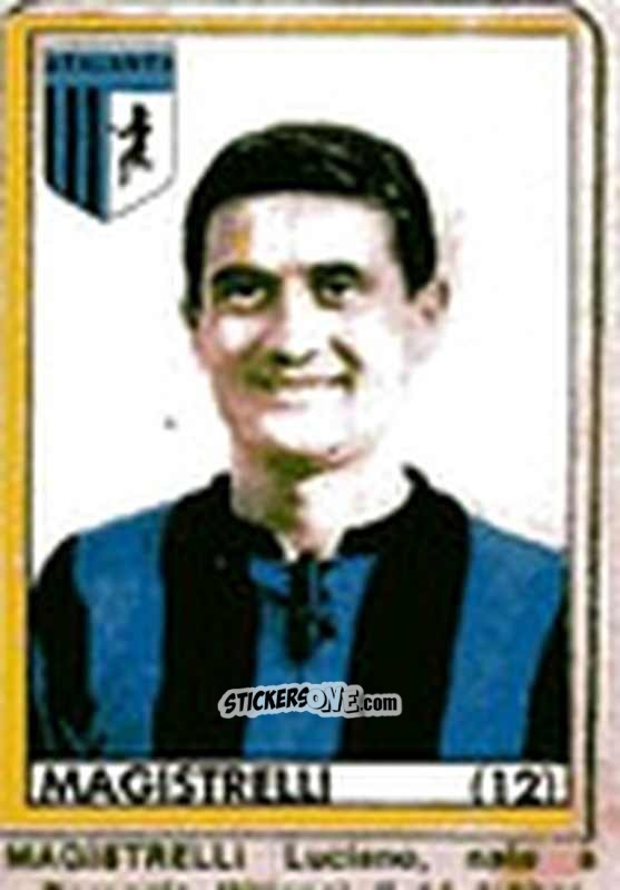 Figurina Magistrelli - Maghi del Gol Campionato di Calcio 1964-1965
 n. 12 - Baggioli
