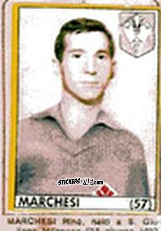 Figurina Marchesi - Maghi del Gol Campionato di Calcio 1964-1965
 n. 57 - Baggioli