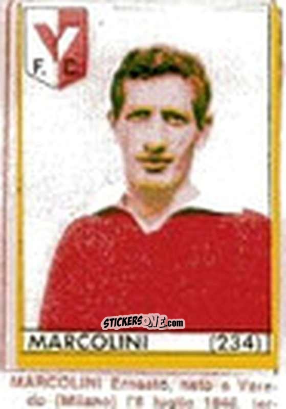 Cromo Marcolini - Maghi del Gol Campionato di Calcio 1964-1965
 n. 234 - Baggioli