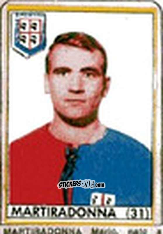 Figurina Martiradonna - Maghi del Gol Campionato di Calcio 1964-1965
 n. 31 - Baggioli