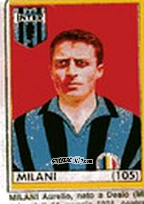 Figurina Milani - Maghi del Gol Campionato di Calcio 1964-1965
 n. 105 - Baggioli