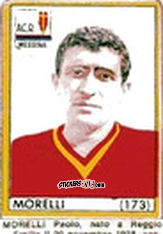 Figurina Morelli - Maghi del Gol Campionato di Calcio 1964-1965
 n. 173 - Baggioli