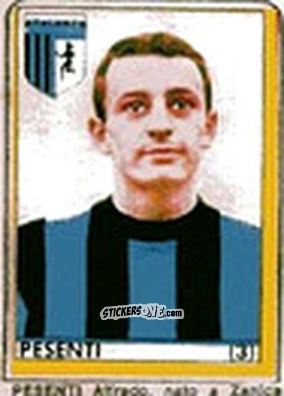 Figurina Pesenti - Maghi del Gol Campionato di Calcio 1964-1965
 n. 3 - Baggioli