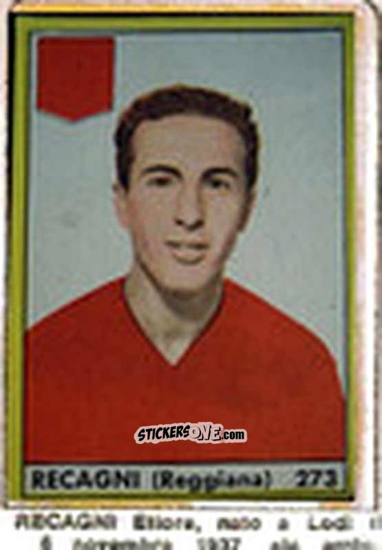 Cromo Recagni - Maghi del Gol Campionato di Calcio 1964-1965
 n. 273 - Baggioli