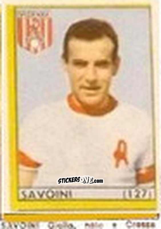 Cromo Savoini - Maghi del Gol Campionato di Calcio 1964-1965
 n. 127 - Baggioli