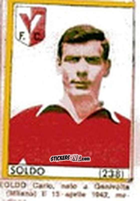 Sticker Soldo - Maghi del Gol Campionato di Calcio 1964-1965
 n. 238 - Baggioli