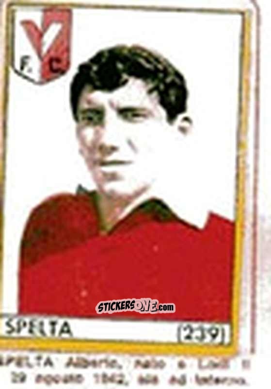 Cromo Spelta - Maghi del Gol Campionato di Calcio 1964-1965
 n. 239 - Baggioli