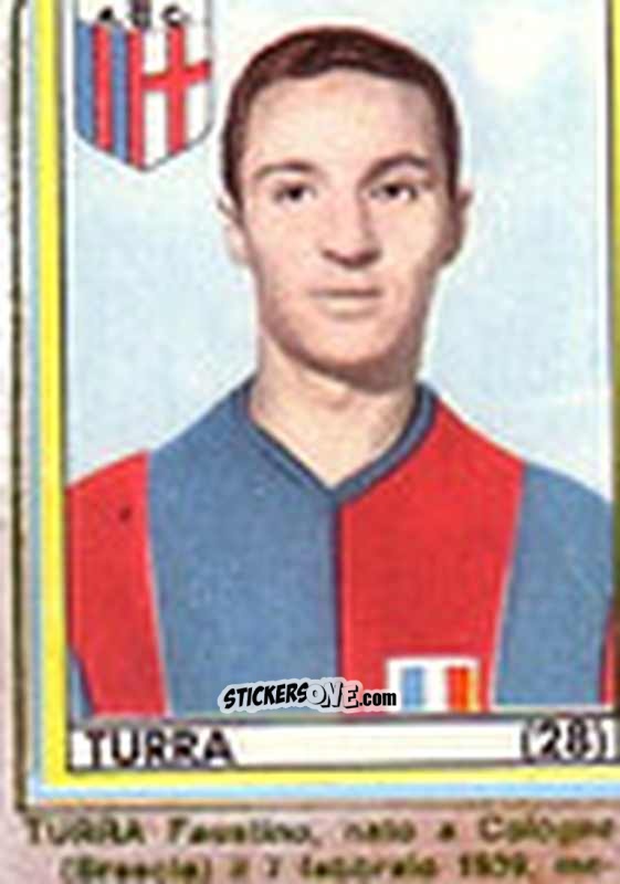 Figurina Turra - Maghi del Gol Campionato di Calcio 1964-1965
 n. 28 - Baggioli
