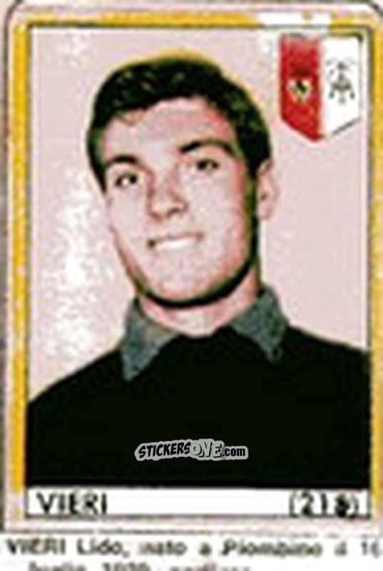 Cromo Vieri - Maghi del Gol Campionato di Calcio 1964-1965
 n. 218 - Baggioli
