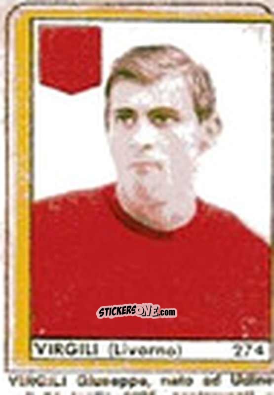 Cromo Virgili - Maghi del Gol Campionato di Calcio 1964-1965
 n. 274 - Baggioli