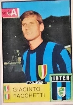 Sticker Facchetti - Tutti i Calciatori 1965-1966
 n. 154 - MIRA