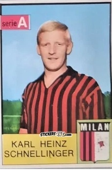 Sticker Schnellinger - Tutti i Calciatori 1965-1966
 n. 240 - MIRA