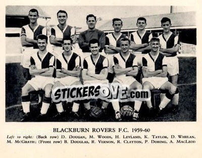 Figurina Blackburn Rovers F.C. - Football Teams 1959-1960
 n. 2 - Fleetway
