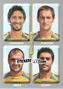Figurina Cannarsa / d'Antoni / perra / lucenti - Calciatori 2008-2009 n. 537 - Panini
