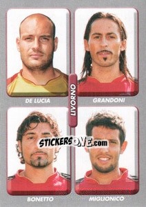 Cromo De Lucia / Grandoni / Bonetto / Miglionico - Calciatori 2008-2009 n. 548 - Panini