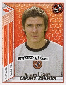 Figurina Lukasz Zaluska - Scottish Premier League 2007-2008 n. 96 - Panini